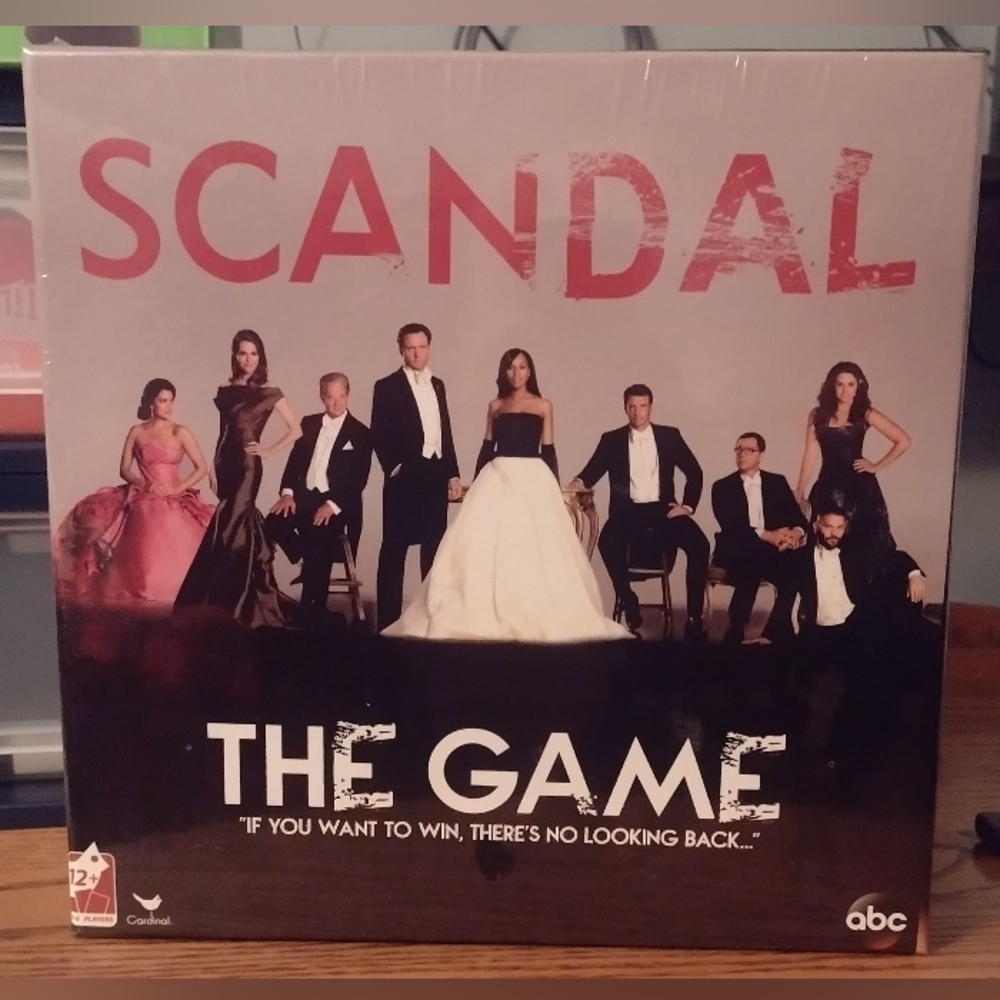 New Factory Sealed SCANDAL The Board Game Trivia Complete Sealed TV ABC
